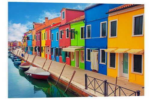 Cuadro de PVC Burano, an island in the Venetian Lagoon