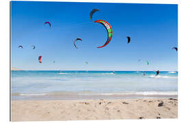 Gallery print Many kitesurfers