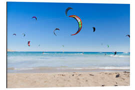 Magnettafel viele kitesurfer