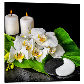 Akrylbilde  Spa Concept with Candles