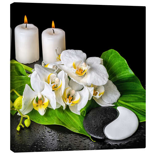 Canvas print Spa concept with candles