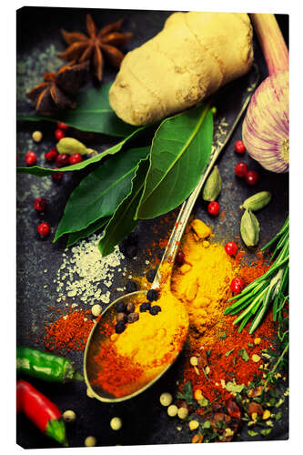 Canvas-taulu Colorful spices