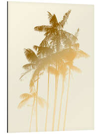 Magnettafel Goldene Palmen