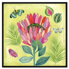 Gerahmter Kunstdruck protea