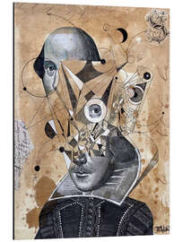 Magnettafel Shakespeare als abstraktes Konzept