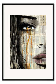 Gerahmter Kunstdruck Augen wie Bernstein