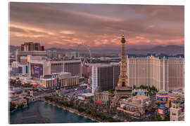 Acrylic print Las Vegas Sunrise