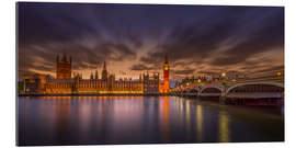 Quadro em plexi-alumínio London sunset