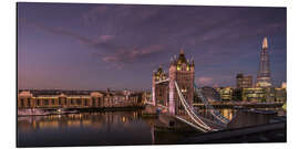 Tableau en aluminium L'architecture de Londres