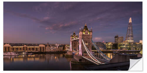 Selvklebende plakat London's architecture