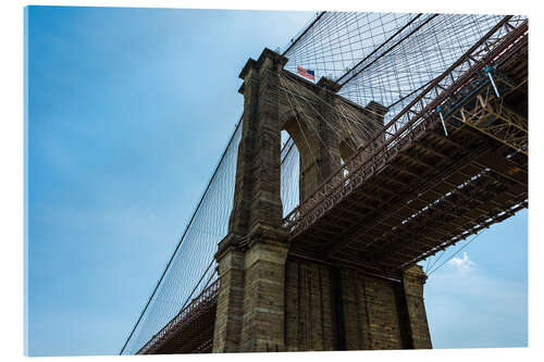 Acrylic print Brooklyn Bridge in New York