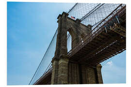 PVC print Brooklyn Bridge in New York