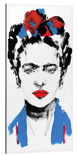 Aluminium print Just Frida Kahlo