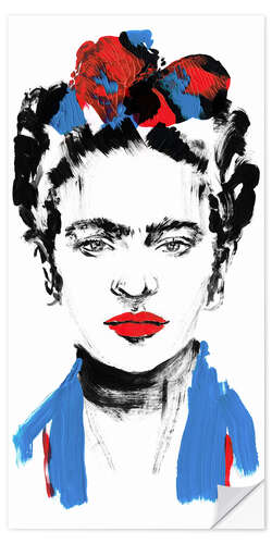 Wandsticker Just Frida Kahlo