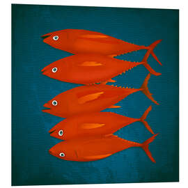 PVC-tavla Red Fish