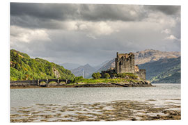 Foam board print Eilean Donan Castle, Scotland