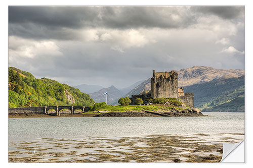 Naklejka na ścianę Eilean Donan Castle, Scotland