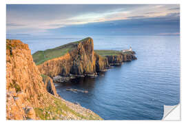 Selvklæbende plakat Neist Point, Isle of Skye, Scotland