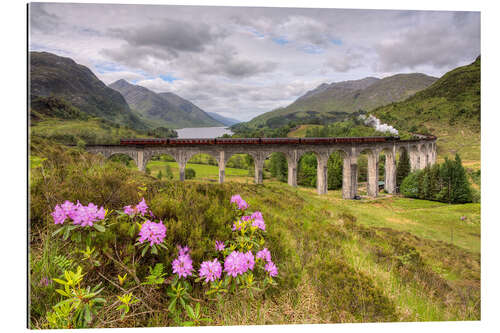 Gallery print Glenfinnan Viaduct in Scotland with Jacobite Steam Train