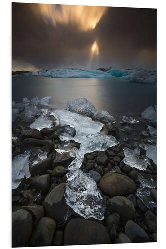 Foam board print  Jökulsarlon 