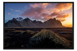Gerahmter Kunstdruck Vestrahorn
