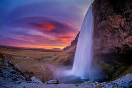 Magnettafel Seljalandsfoss