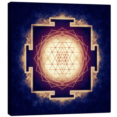 Canvas print Sri Yantra IX