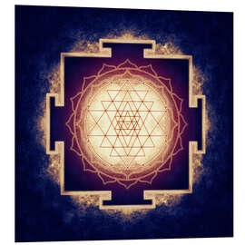 PVC print Sri Yantra IX