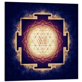 Magnettafel Sri Yantra - Artwork IX
