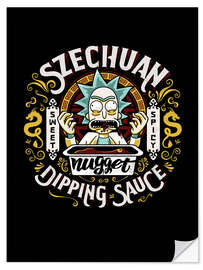 Vinilo para la pared Szechuan Nugget Sauce