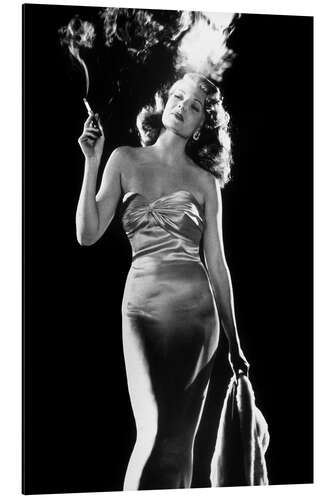 Aluminium print Gilda de Charles Vidor - Rita Hayworth