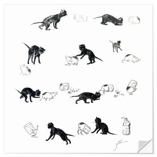 Autocolante decorativo The Cats I