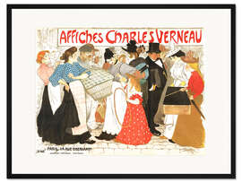 Gerahmter Kunstdruck Affiches Charles Verneau