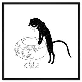 Gerahmter Kunstdruck Katzen: Bilder ohne Worte