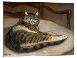 Magnettafel Katze auf einem Sessel