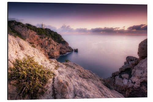 Aluminium print Morning light at the lighthouse Cala Ratjada / Capdepera (Majorca / Spain)