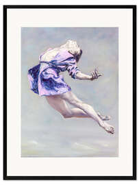 Ingelijste kunstdruk Expressive dance