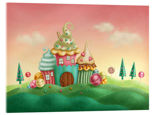 Cuadro de metacrilato Cupcake houses