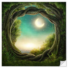 Wall sticker Illustration of a magic forest