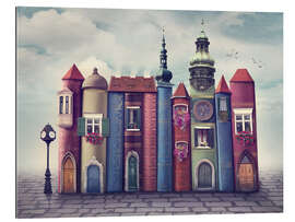 Tableau en plexi-alu Magic town