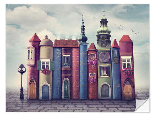 Självhäftande poster Magic town