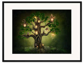 Gerahmter Kunstdruck Zauberbaum