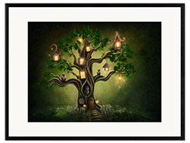 Framed art print Magic tree