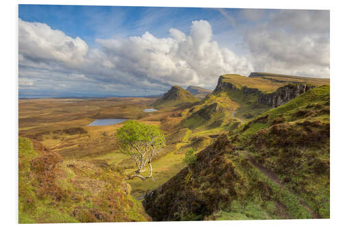 Print på skumplade Quiraing, Isle of Skye, Scotland