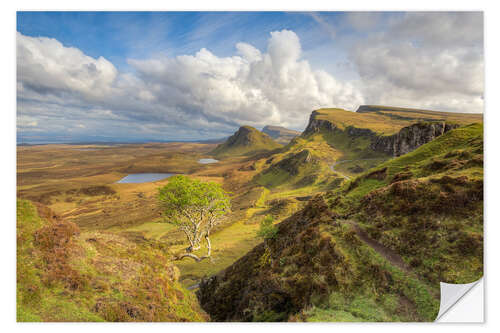 Wandsticker Quiraing, Isle of Skye, Schottland