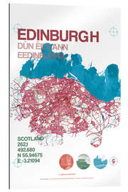 Galleriprint Edinburgh city map