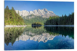 Galleriprint Lake Eibsee with Mount Zugspitze