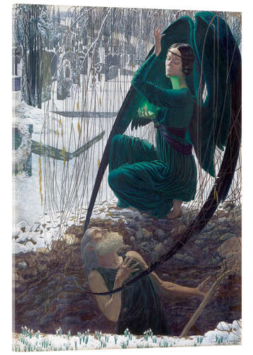 Acrylic print La mort et le fossoyeur