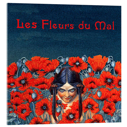 Acrylglasbild Le fleurs du mal 