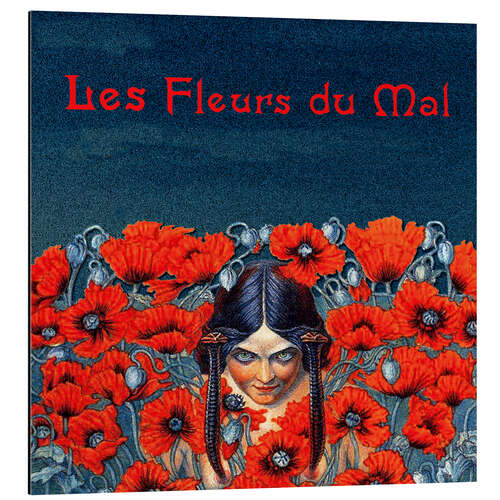 Aluminium print Le fleurs du mal 